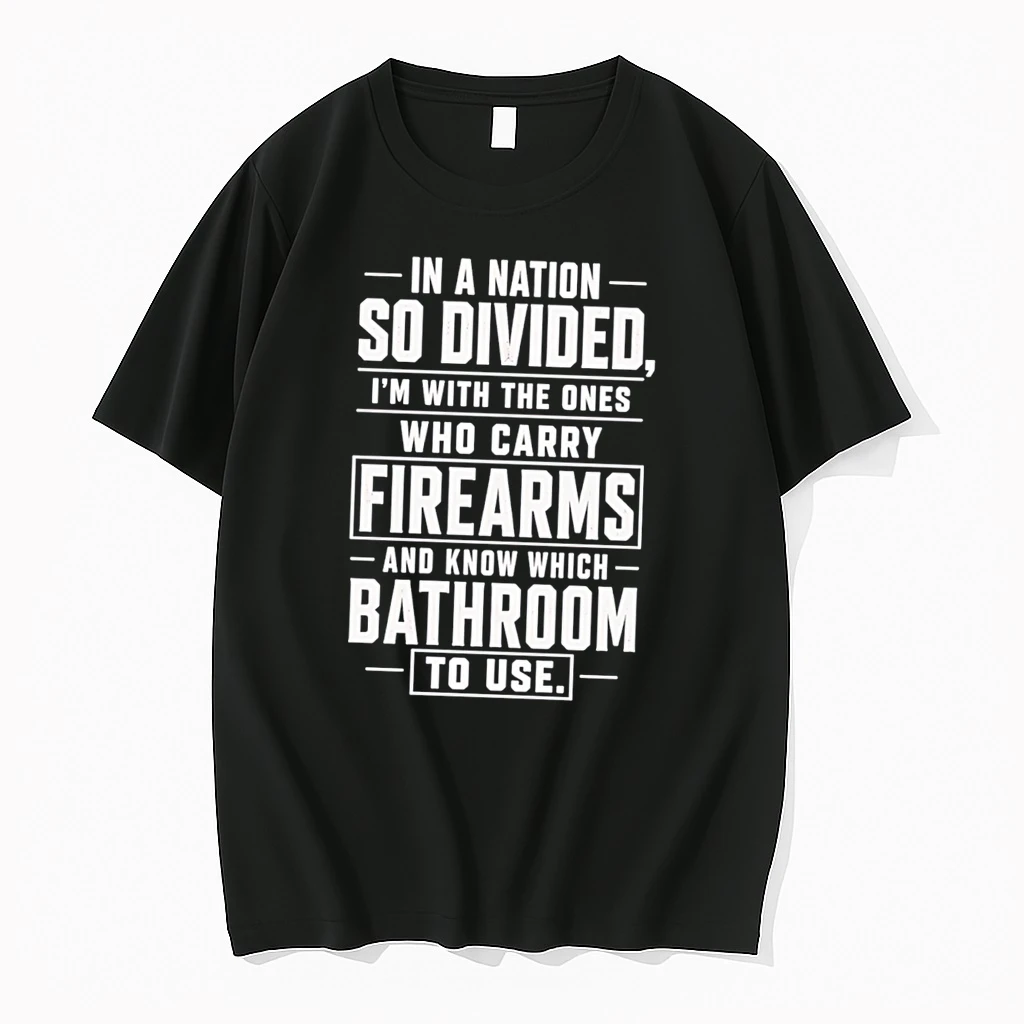 Officials In A Nation So Divided Im With The Ones Who Carry Firearms And Know Which Bathroom To Use Tee Premium T Shirt Sweatshirt Hoodie
