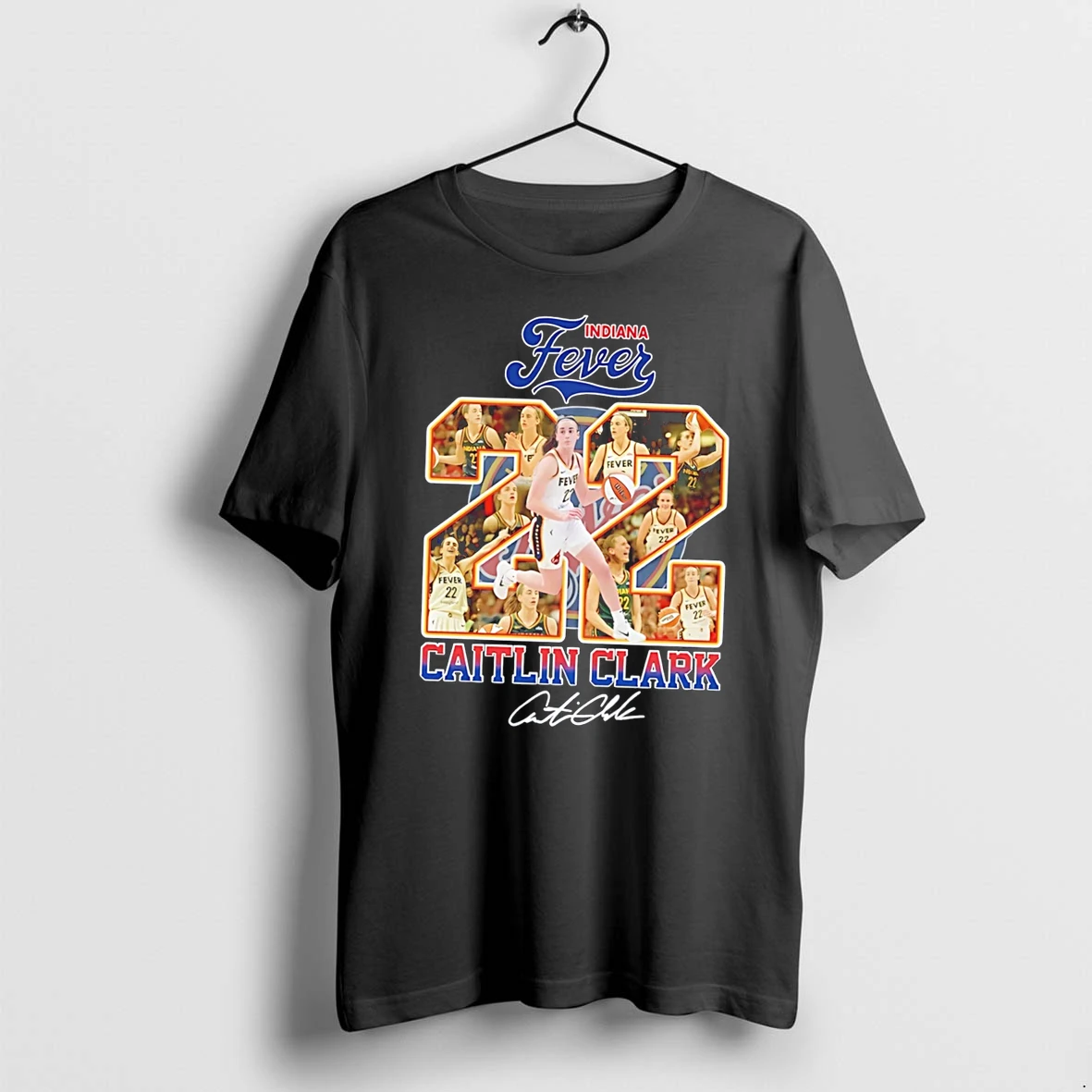 Officials Indiana Fever Caitlin Clark Number 22 Signature Tee Premium T Shirt Sweatshirt Hoodie