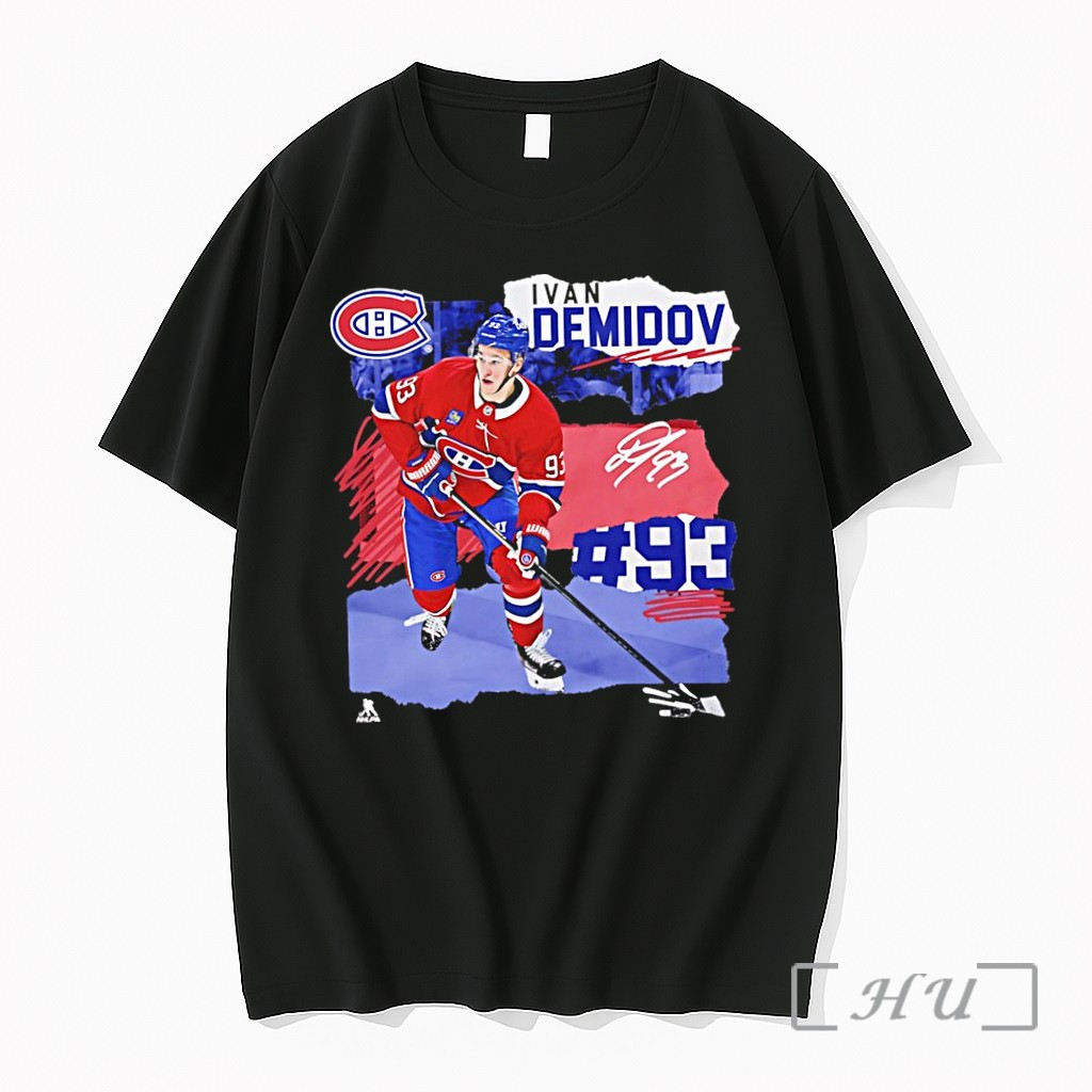 Officials Ivan Demidov Montreal Canadiens Hockey Ice Signature Premium T Shirts Sweater Hoodie