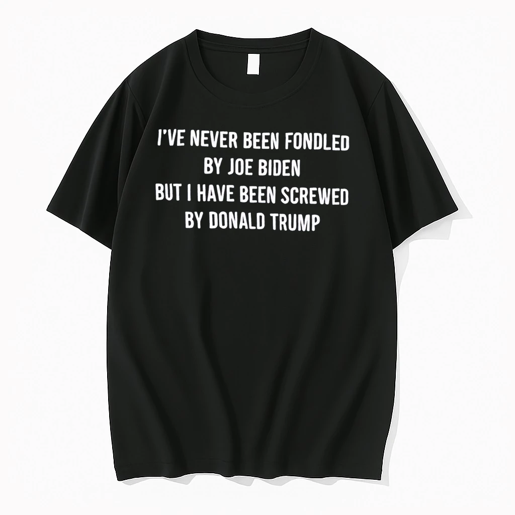 Officials Ive Never Been Fondled By Joe Biden But I Have Been Screwed By Donald Trump Tee Premium T Shirt Sweatshirt Hoodie