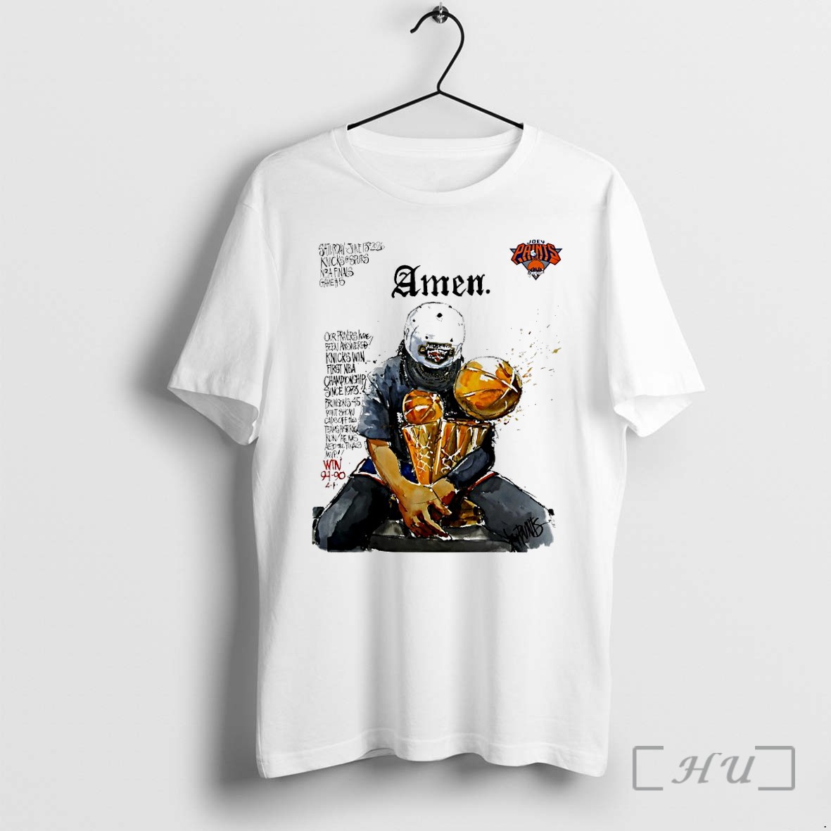 Officials Jalen Brunson Amen Knicks Win First Nba Championship Premium T Shirts Sweater Hoodie