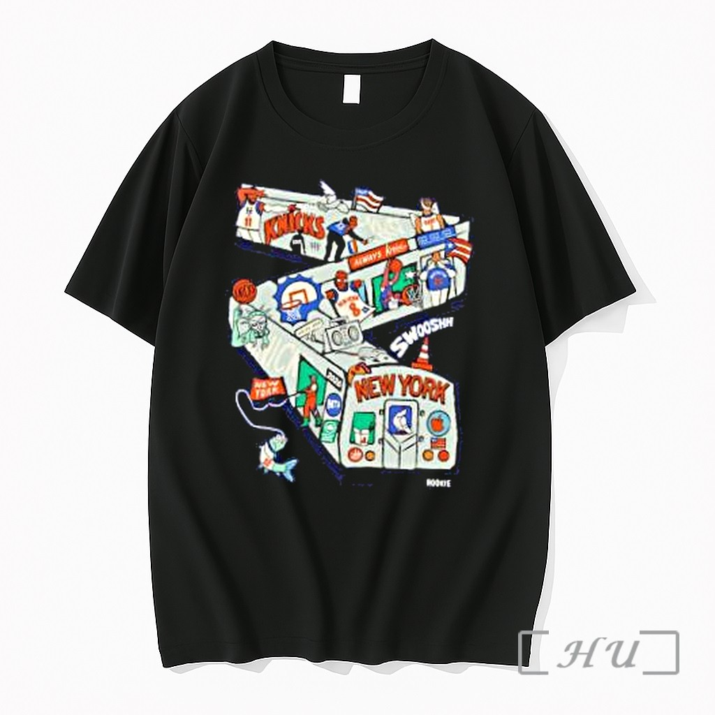 Officials Jalen Brunson Josh Hart New York Knicks Nba Champions Subway Cartoon Premium T Shirts Sweater Hoodie