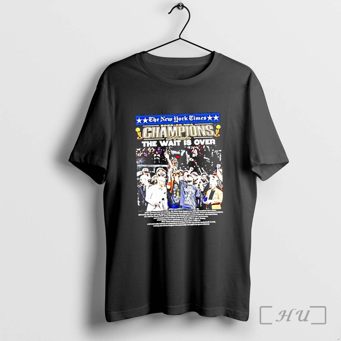 Officials Jalen Brunson New York Knicks 2026 Nba Champions The Wait Is Over Magazine Cover Premium T Shirts Sweater Hoodie