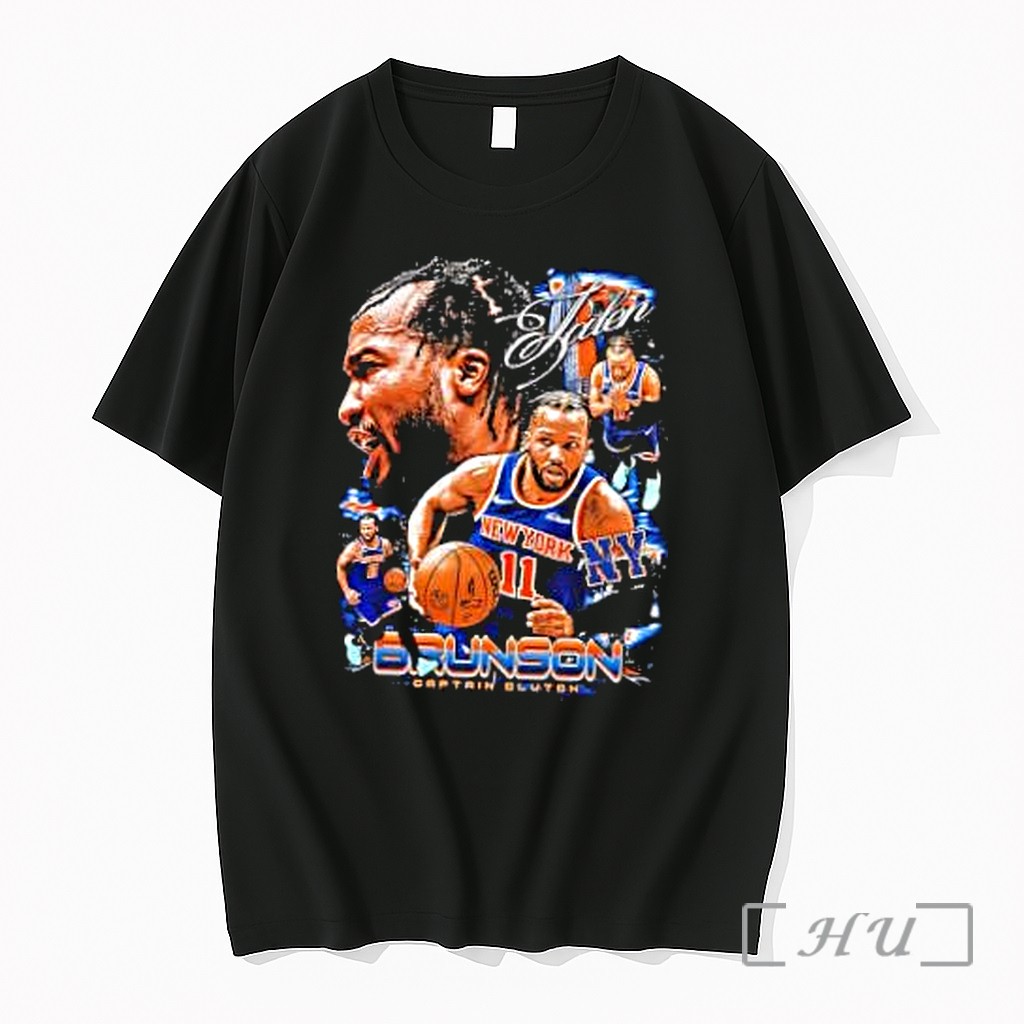 Officials Jalen Brunson New York Knicks Jalen Ny Captain Signature Premium T Shirts Sweater Hoodie