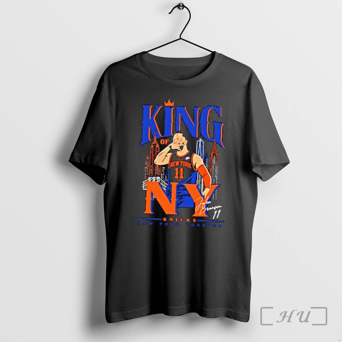 Officials Jalen Brunson New York Knicks Nba King Of Ny Premium T Shirts Sweater Hoodie