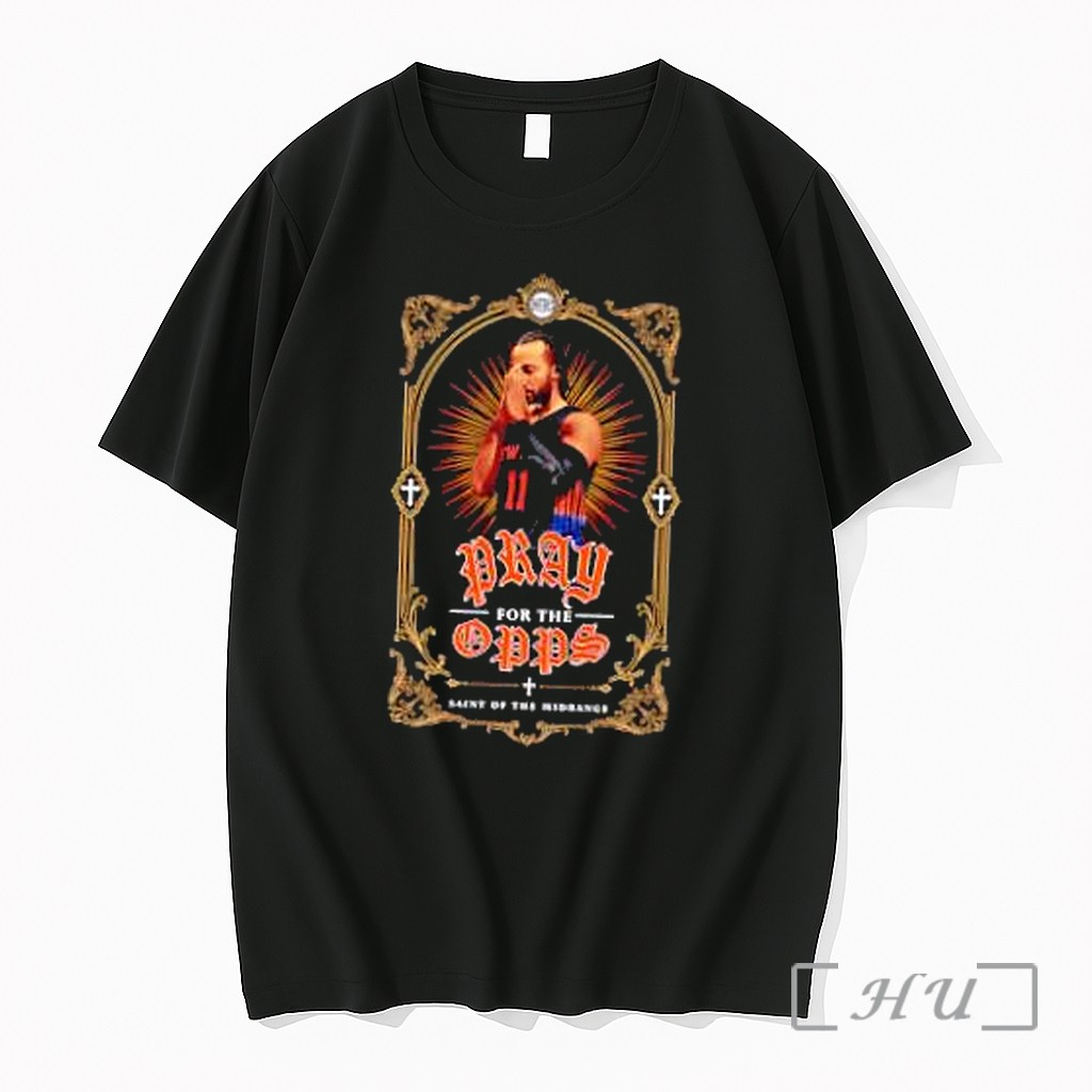 Officials Jalen Brunson New York Knicks Nba Pray For The Opps Saint Of The Midrange Premium T Shirts Sweater Hoodie