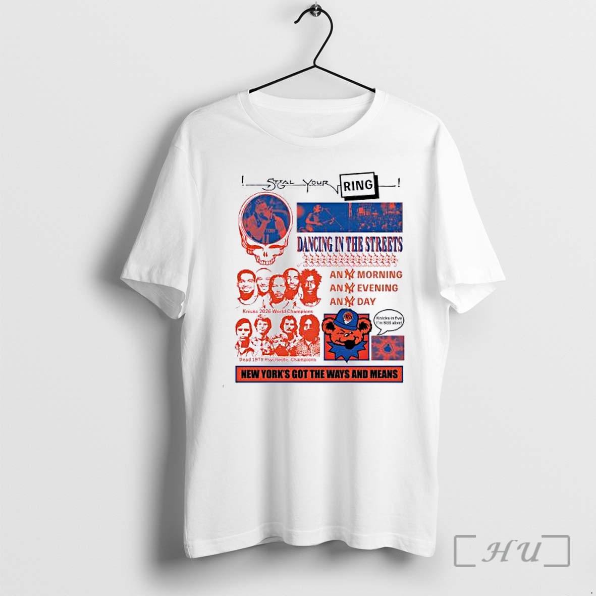 Officials Jalen Brunson New York Knicks Steal Your Ring Dancing In The Streets Premium T Shirts Sweater Hoodie