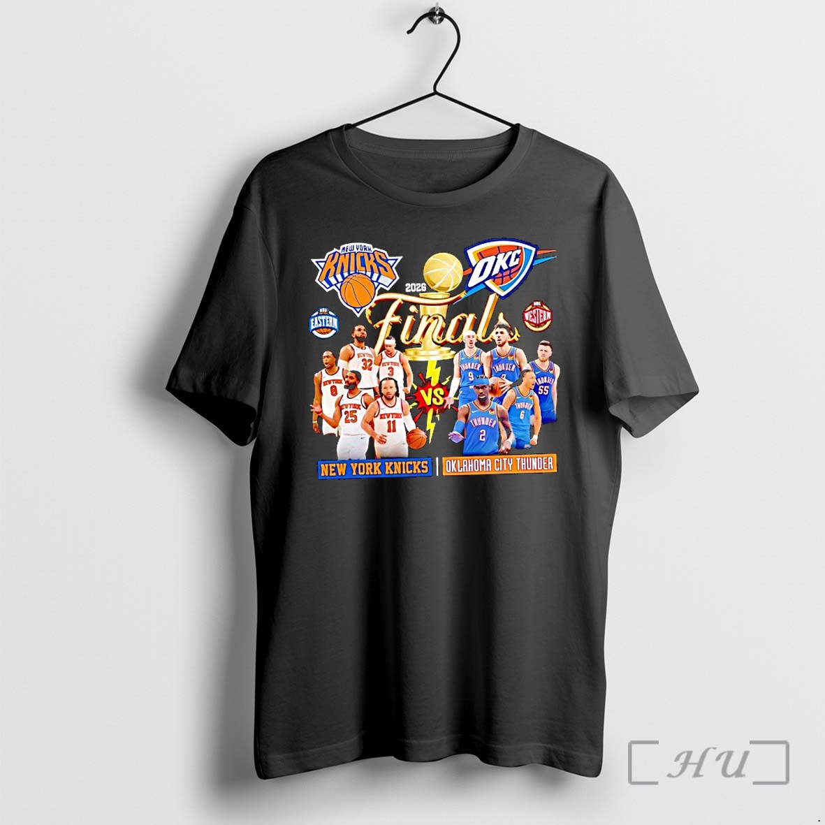 Officials Jalen Brunson Shai Gilgeous Alexander New York Knicks Oklahoma City Thunder 2026 Finals Nba Premium T Shirts Sweater Hoodie