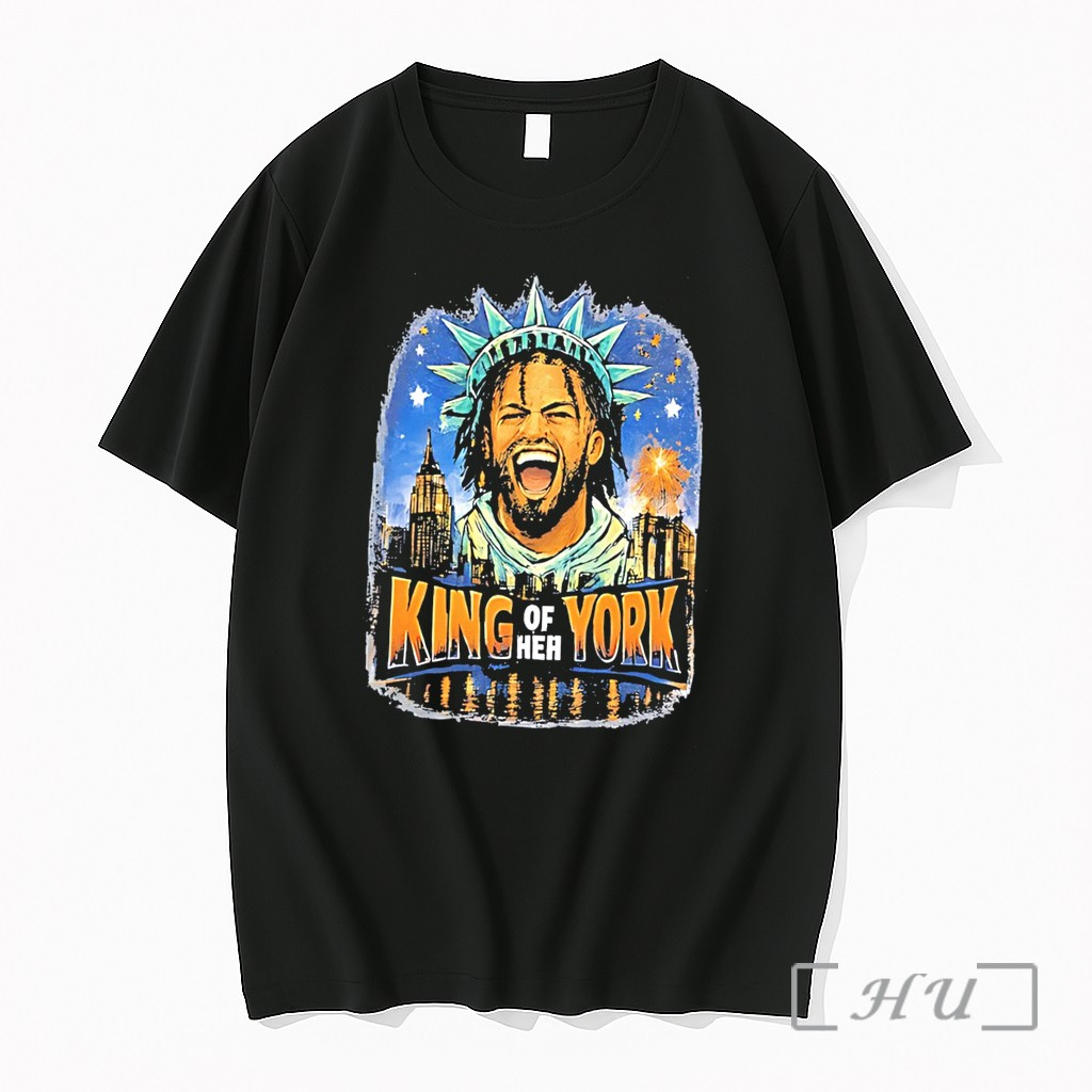 Officials Jalen Brunson Statue Of Liberty Crown King Of New York Vintage Tee Premium T Shirts Sweater Hoodie