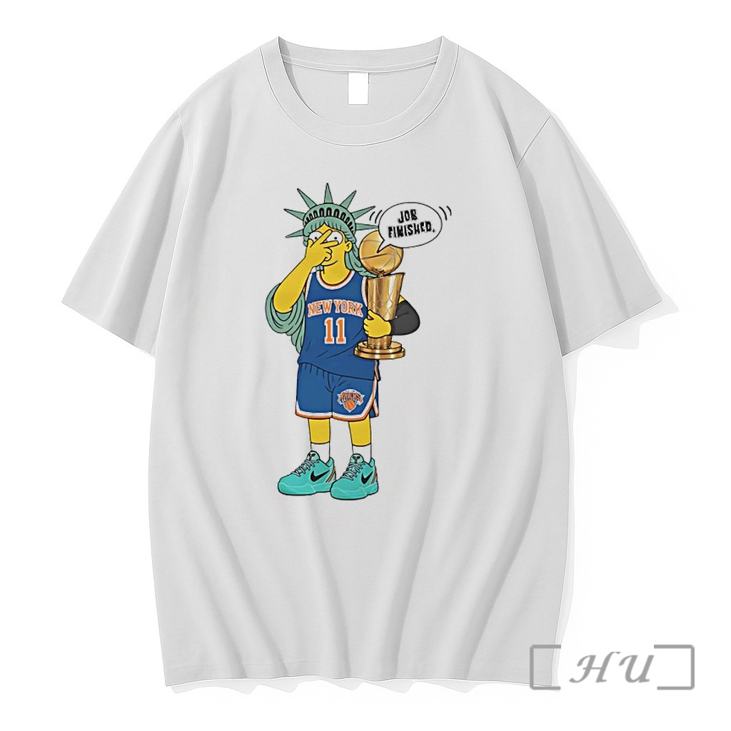 Officials Jalen Brunson X Bart Simpson Job Finished 2026 Nba Champions Premium T Shirts Sweater Hoodie
