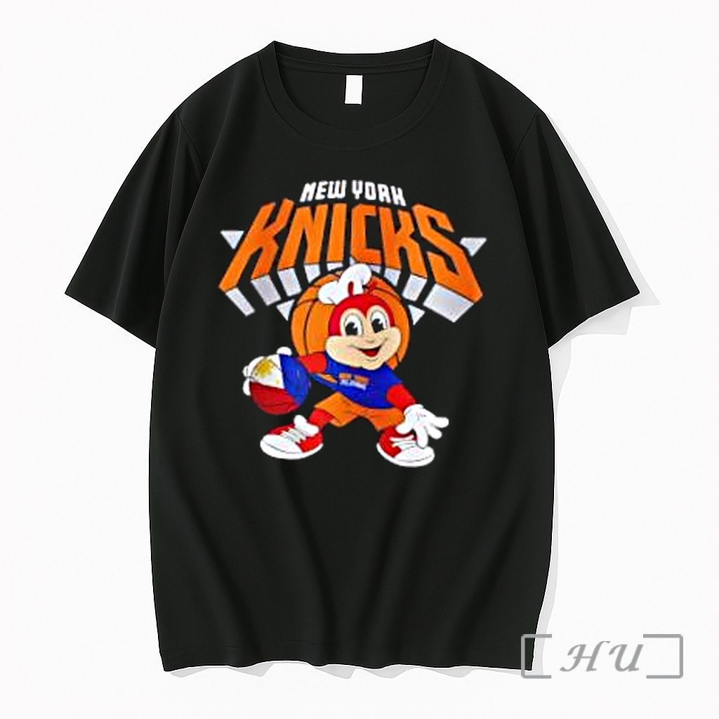 Officials Jollibee New York Knicks Pilipinas Basketball Logo Premium T Shirts Sweater Hoodie