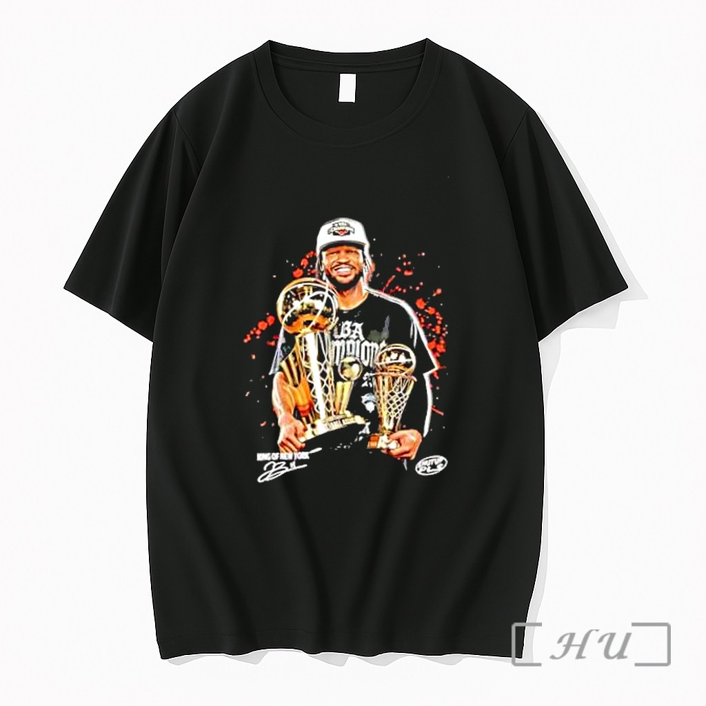 Officials Julius Randle New York Knicks Nba Champions 2026 Trophy Signature Premium T Shirts Sweater Hoodie
