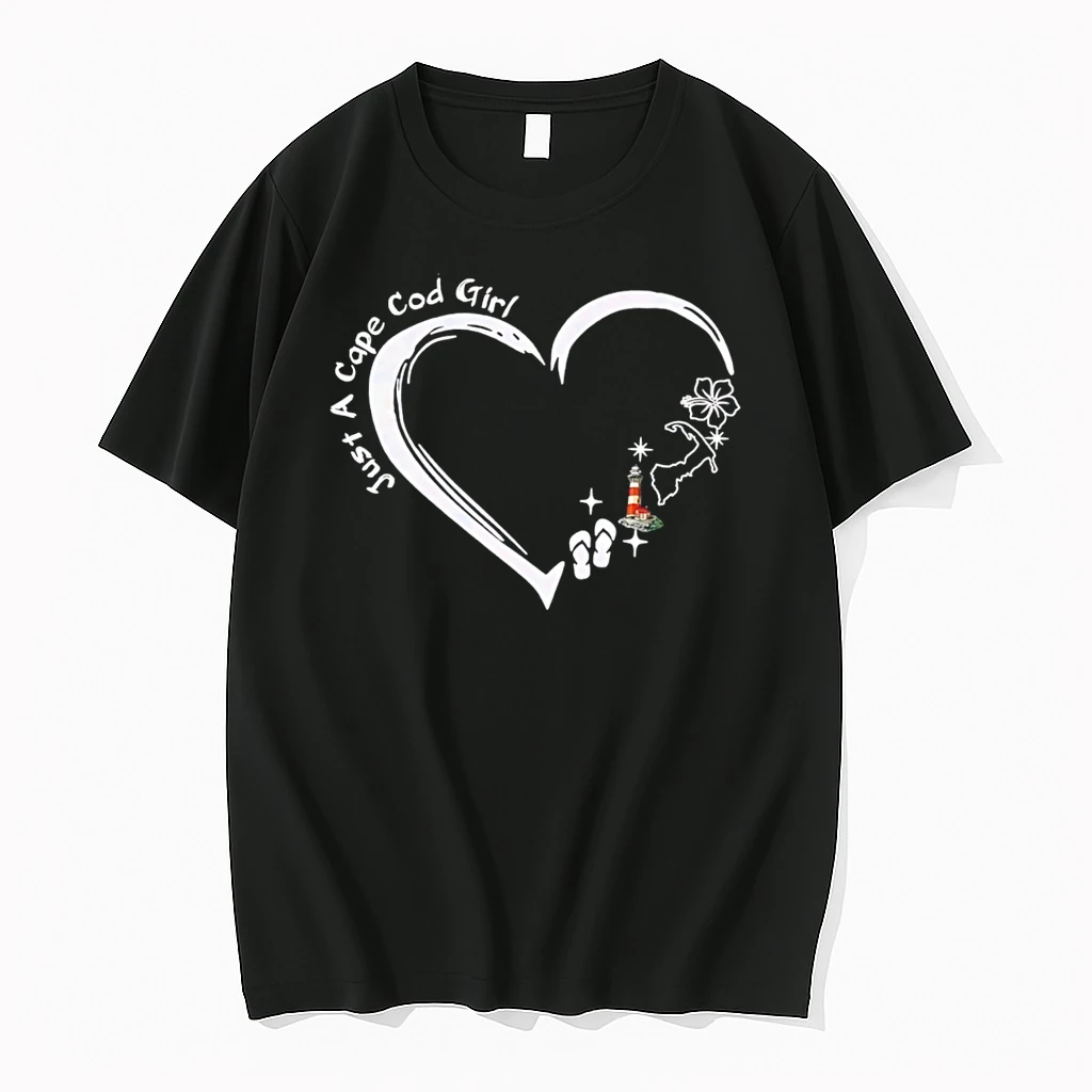 Officials Just A Cape Cod Girl With Lighthouse And Flip Flops Tee Premium T Shirt Sweatshirt Hoodie