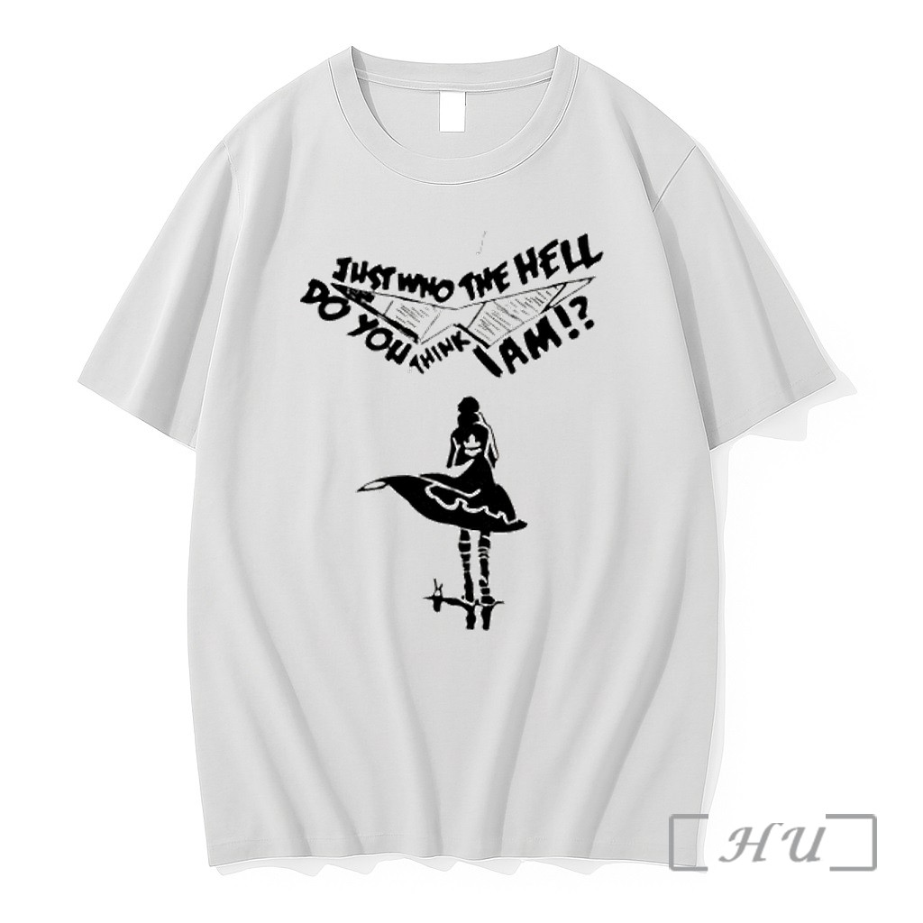 Officials Kamina Dai Gurren Lagann Just Who The Hell Do You Think I Am Premium T Shirts Sweater Hoodie
