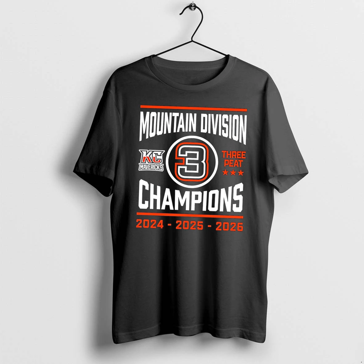 Officials Kansas City Mavericks 3 Peat Mountain Division Champions Tee Premium T Shirt Sweatshirt Hoodie