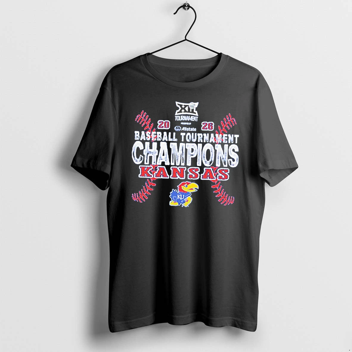 Officials Kansas Jayhawks 2026 Big 12 Baseball Tournament Champions Tee Premium T Shirt Sweatshirt Hoodie