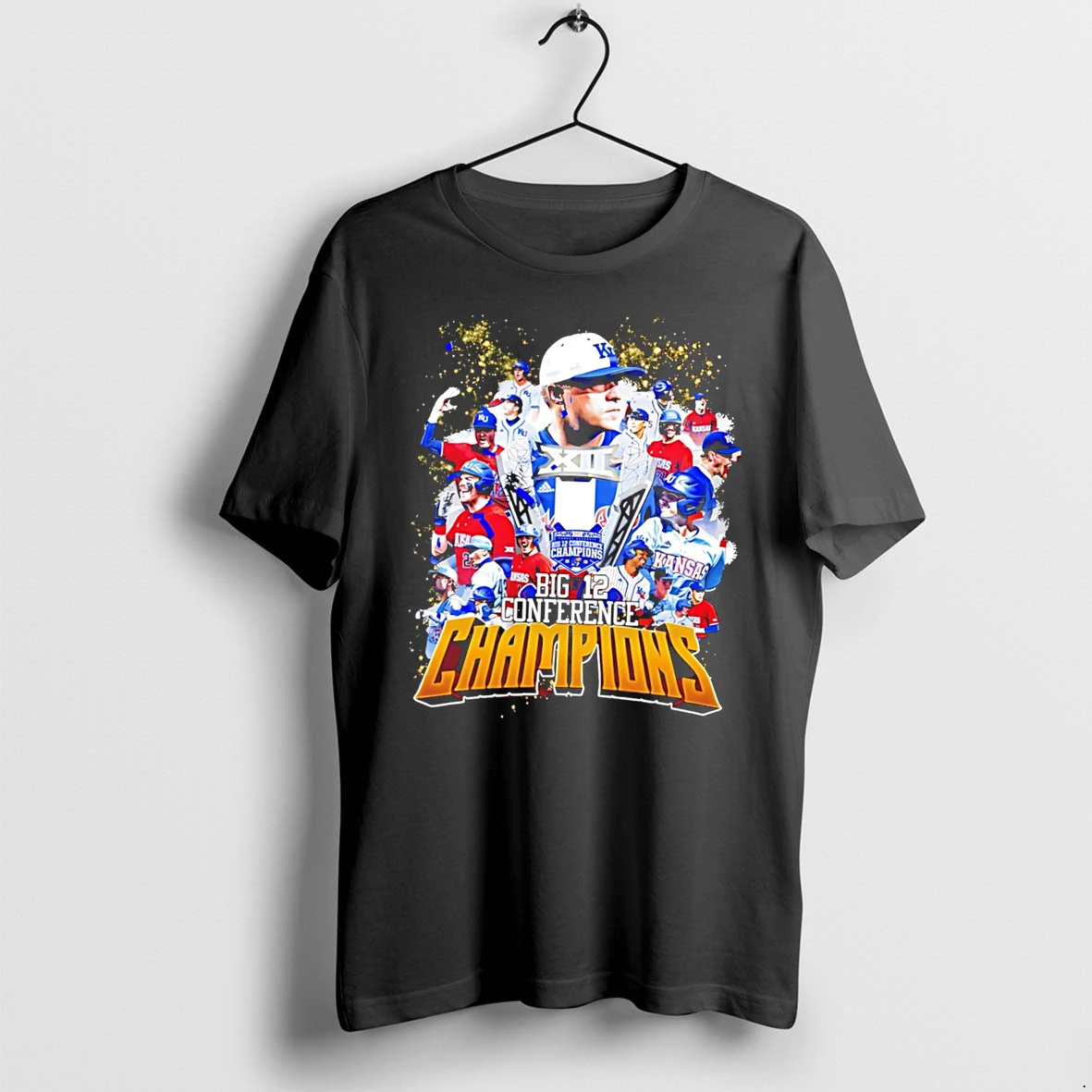 Officials Kansas Jayhawks 2026 Big 12 Conference Champions All Team Tee Premium T Shirt Sweatshirt Hoodie