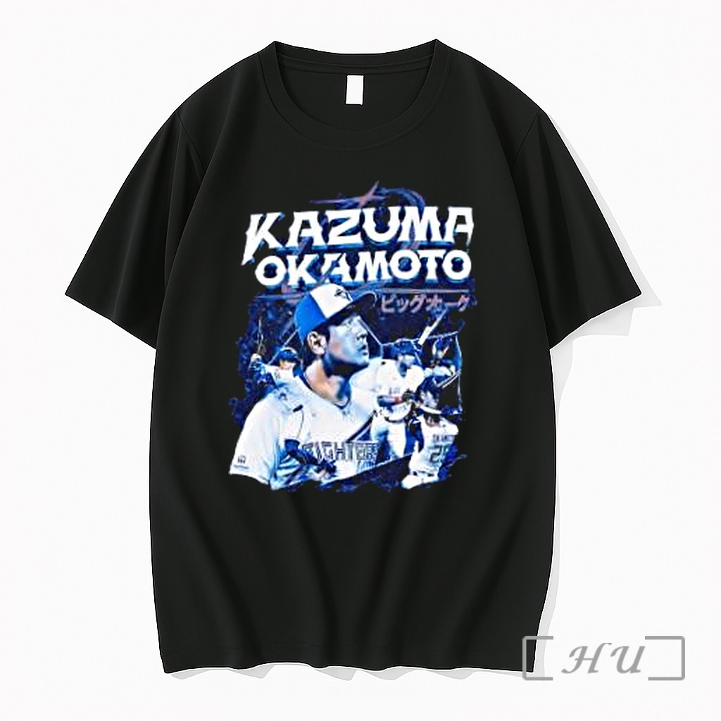 Officials Kazuma Okamoto Hokkaido Nippon Ham Fighters Kazuma Okamoto Big Oak Premium T Shirts Sweater Hoodie