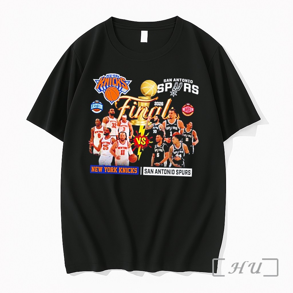 Officials Knicks Vs Spurs 2026 Nba Finals Tee Premium T Shirts Sweater Hoodie