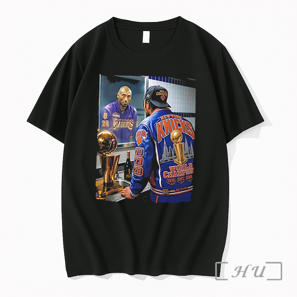 Officials Kobe Bryant New York Knicks World Champion Trophy 2026 Jacket Tee Premium T Shirts Sweater Hoodie