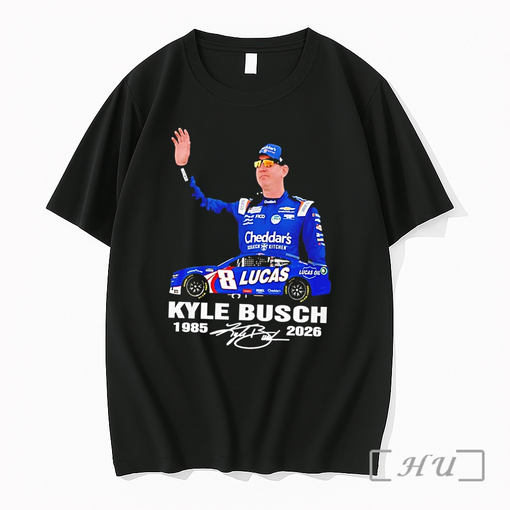 Officials Kyle Busch 1985 2026 Signature Tee Premium T Shirts Sweater Hoodie