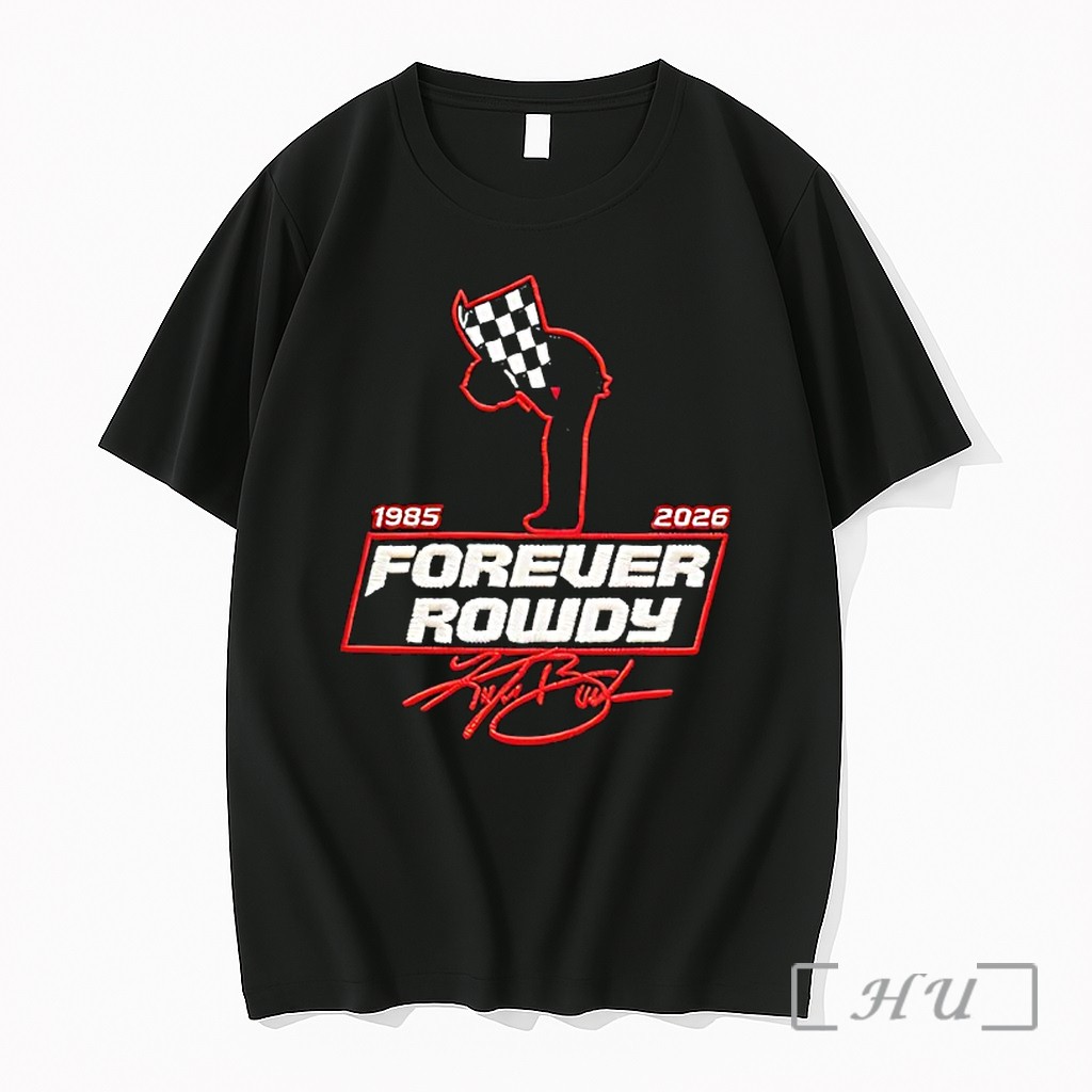 Officials Kyle Busch National Association For Stock Car Auto Racing Forever Rowdy 1985 2026 Premium T Shirts Sweater Hoodie