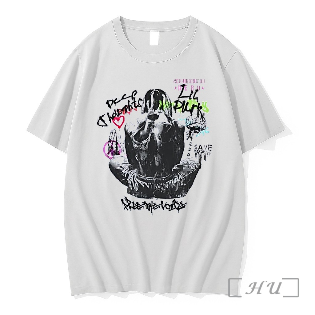 Officials Lil Durk Neighborhood He B O Deep Thoughts Save 220 Free The Voice White Premium T Shirts Sweater Hoodie