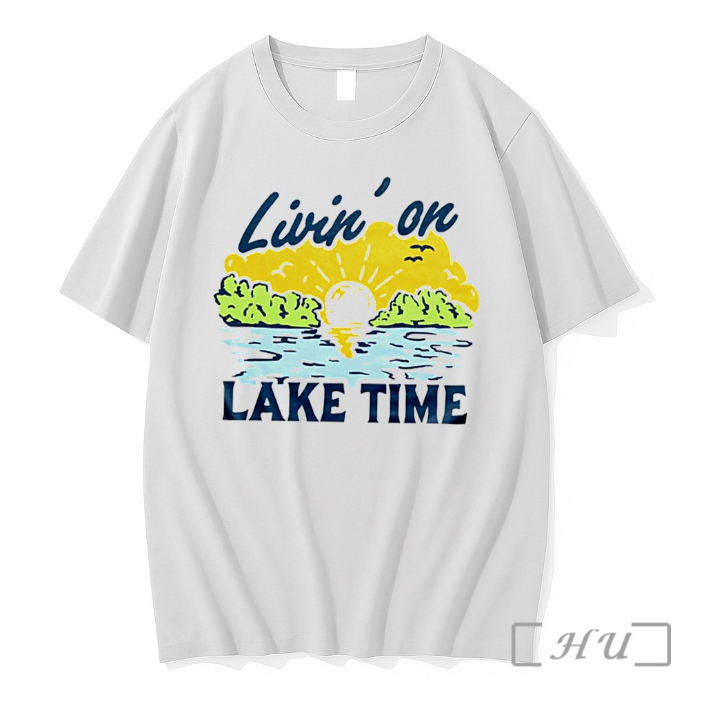 Officials Livin On Lake Time Vintage Tee Premium T Shirts Sweater Hoodie