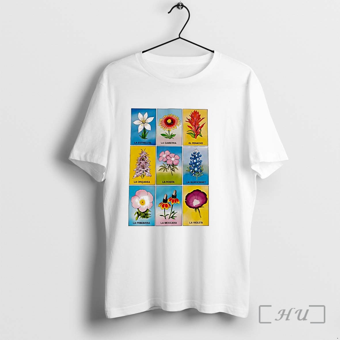 Officials Loteria Flowers La Estrellita La Gaiberra El Penacho La Orquidea La Rosita Premium T Shirts Sweater Hoodie