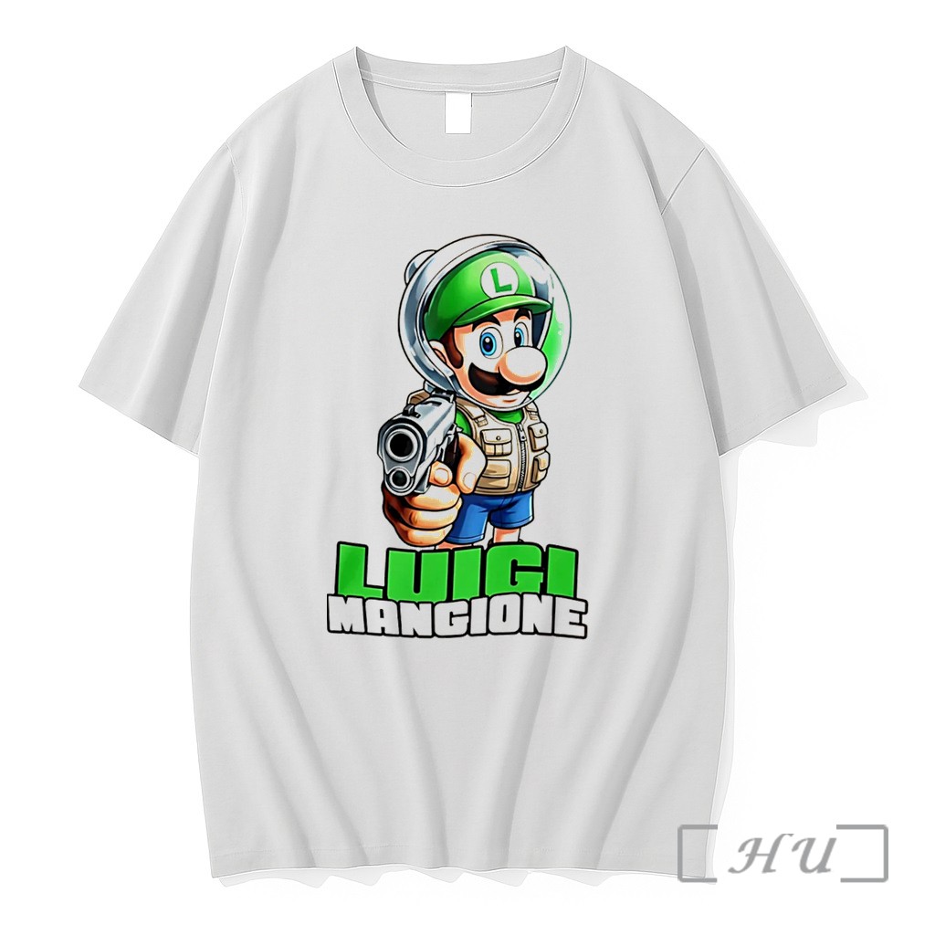Officials Luigi Super Mario Luigi Mangione Tee Premium T Shirts Sweater Hoodie