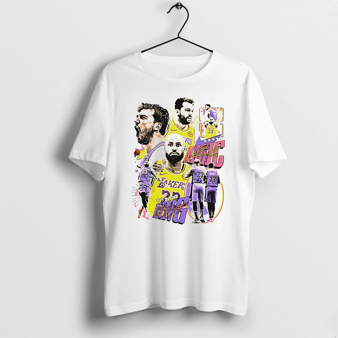 Officials Luka Doncic And Lebron James Basketball Player Graphic Tee Premium T Shirt Sweatshirt Hoodie