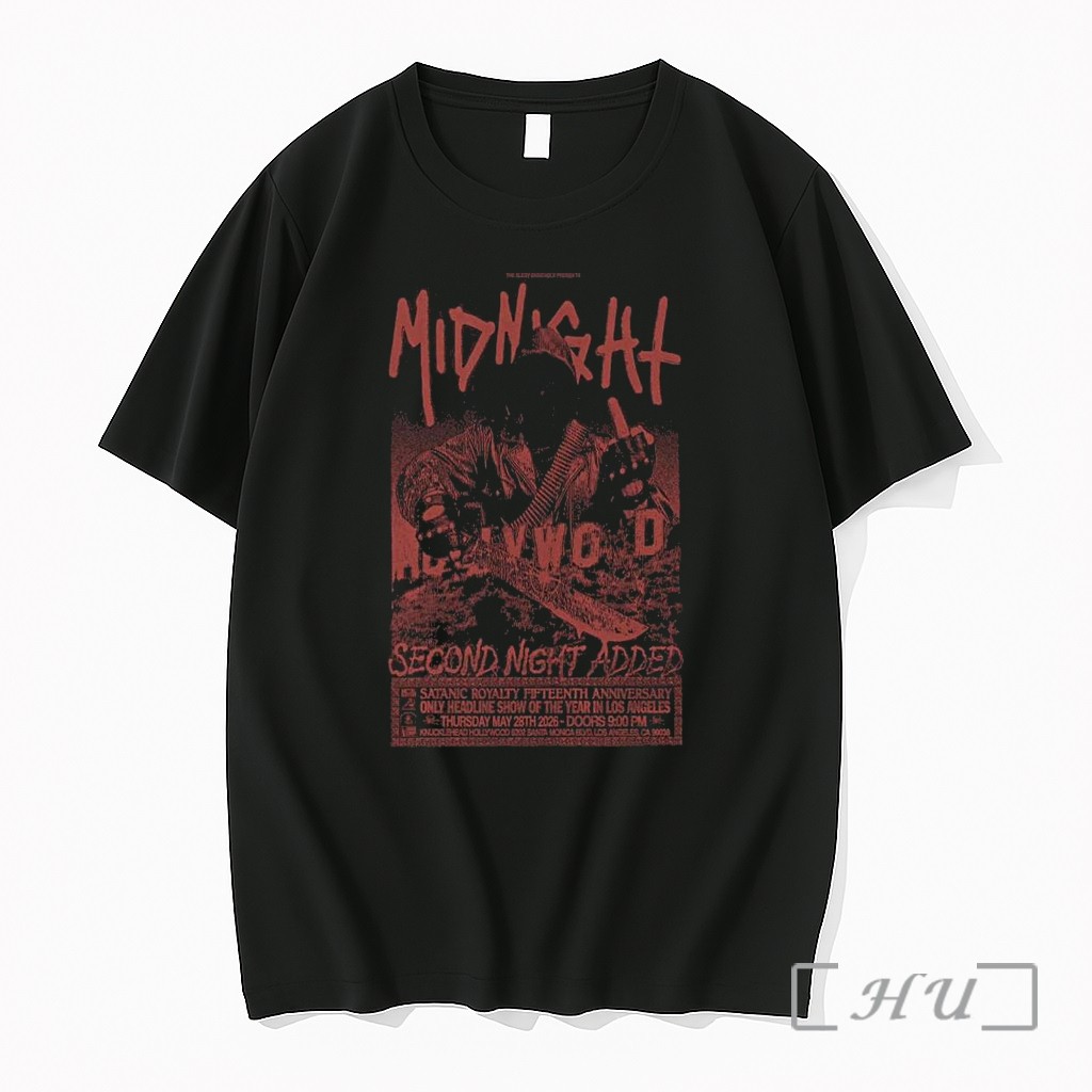 Officials Midnight Band May 28 2026 Hollywood Palladium Los Angeles 1 Premium T Shirts Sweater Hoodie