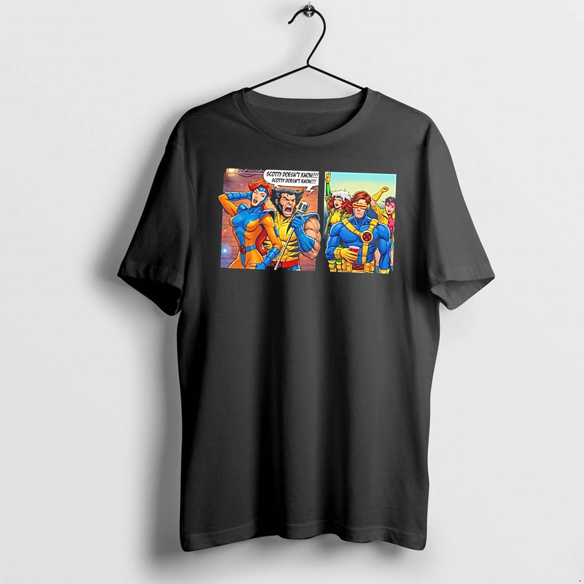 Officials Marvels X Men Singing Scotty Doesnt Know Tee Premium T Shirt Sweatshirt Hoodie