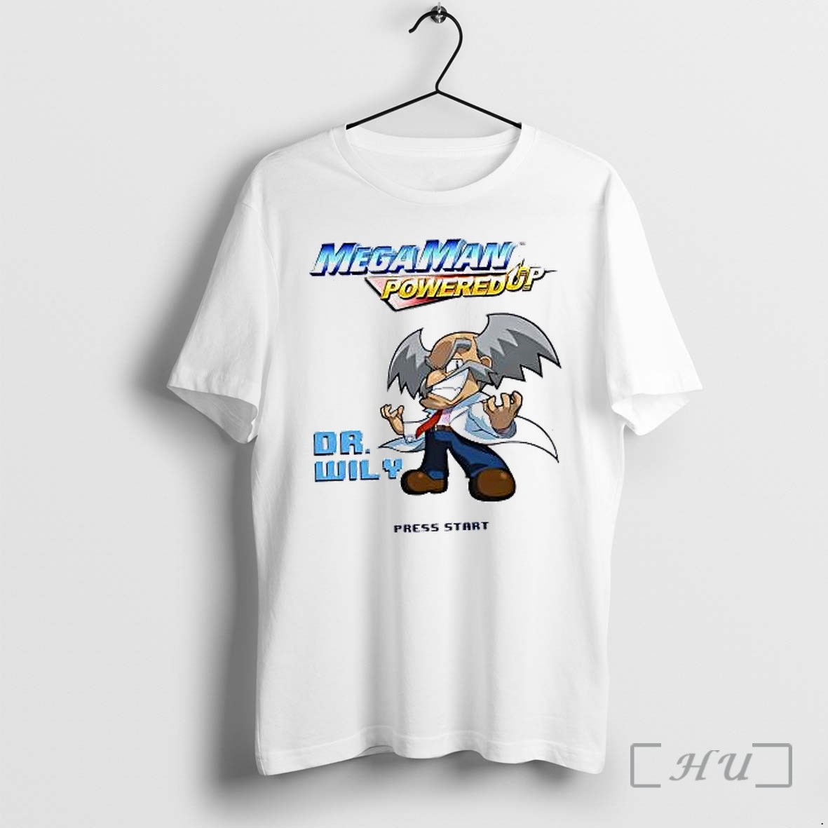 Officials Mega Man Powered Up Dr Wily Premium T Shirts Sweater Hoodie