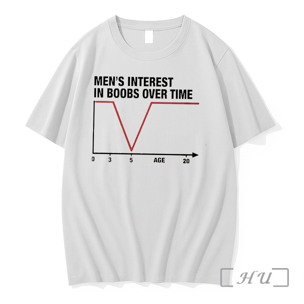 Officials Mens Interest In Boobs Over Time Tee Premium T Shirts Sweater Hoodie