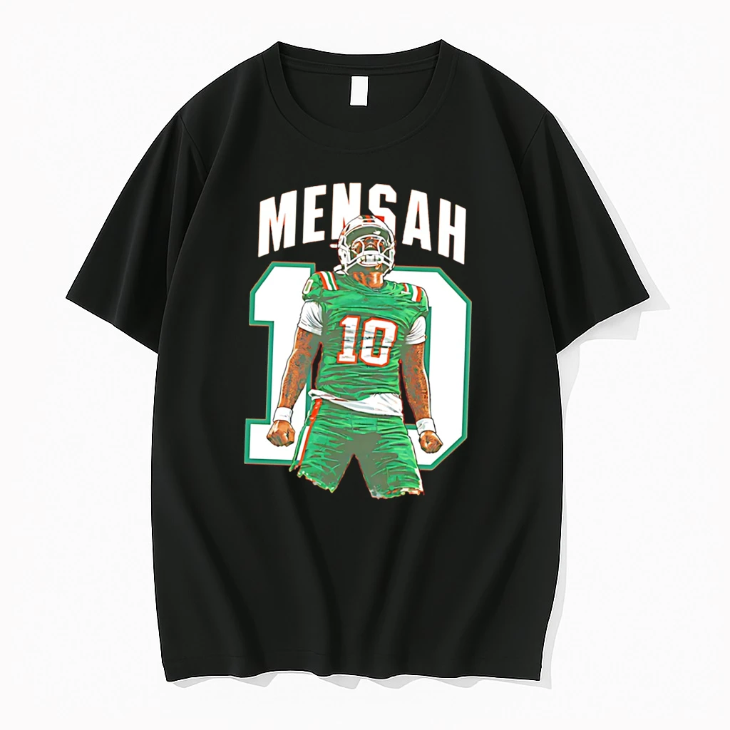 Officials Mensah 10 Miami Hurricanes Football Paint Tee Premium T Shirt Sweatshirt Hoodie