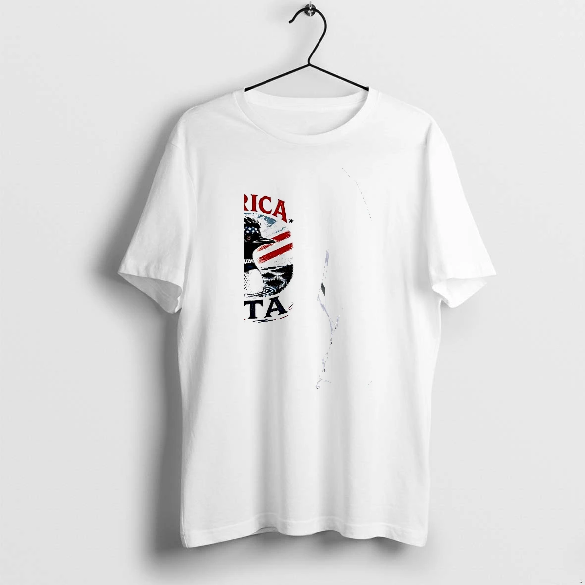 Officials Merica Sota Loon American Flag Mascot Premium T Shirt Sweatshirt Hoodie