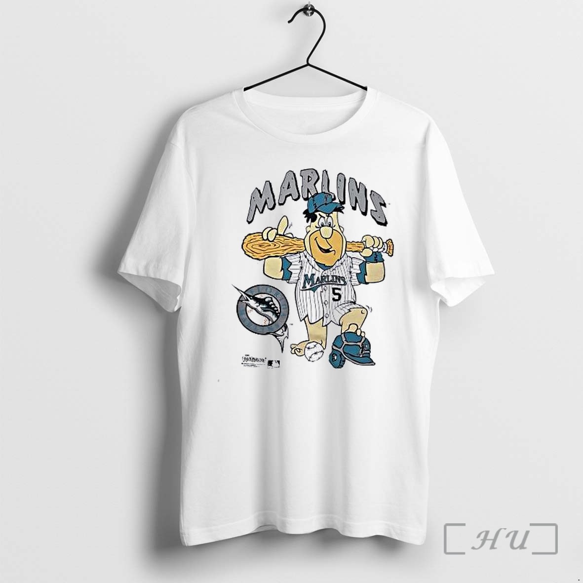 Officials Miami Marlins Fred Flinstones 1994 Vintage Premium T Shirts Sweater Hoodie