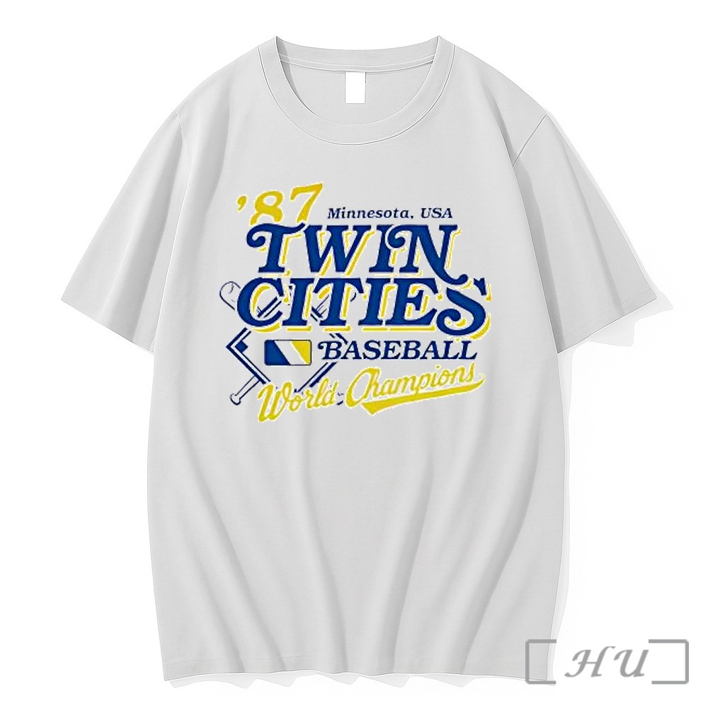 Officials Minnesota Twins 1987 World Series Mlb 87 Twin Cities Baseball World Champions Premium T Shirts Sweater Hoodie