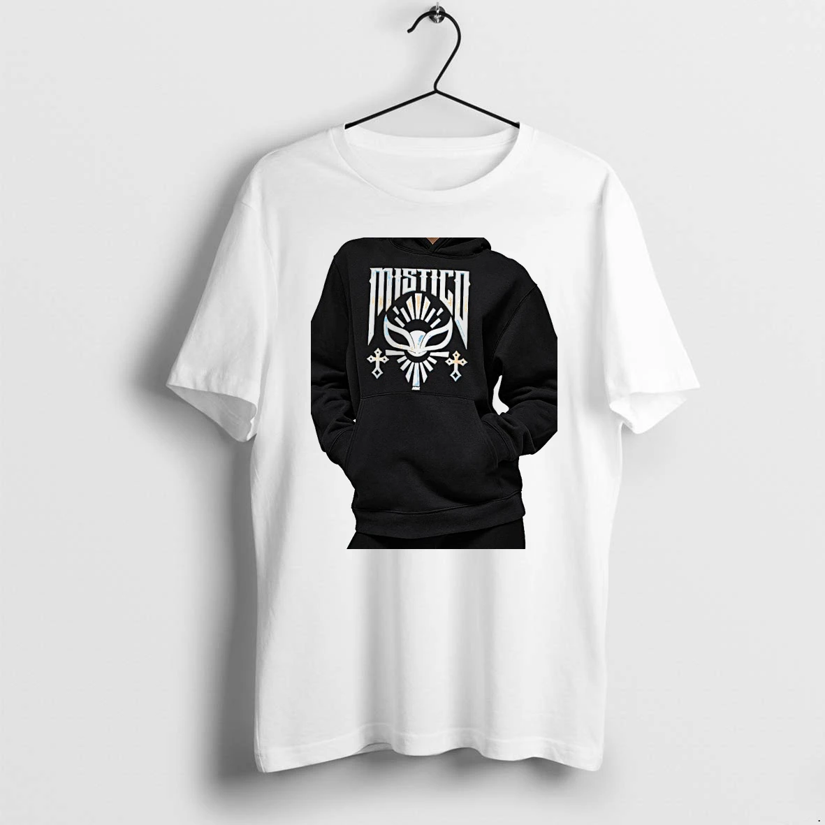 Officials Mistico Aew Lucha Libre Mask Emblem Premium T Shirt Sweatshirt Hoodie