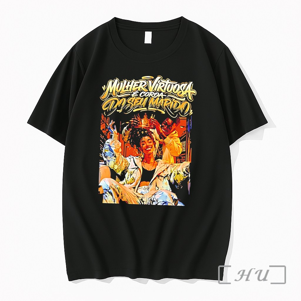 Officials Mulher Virtuasa E Coroa Do Seu Marid Illustatrion Tee Premium T Shirts Sweater Hoodie
