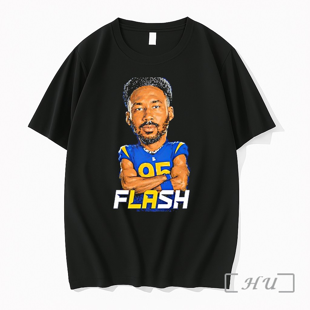 Officials Myles Garrett Los Angeles Rams Football Nfl Flash Rams Report Premium T Shirts Sweater Hoodie