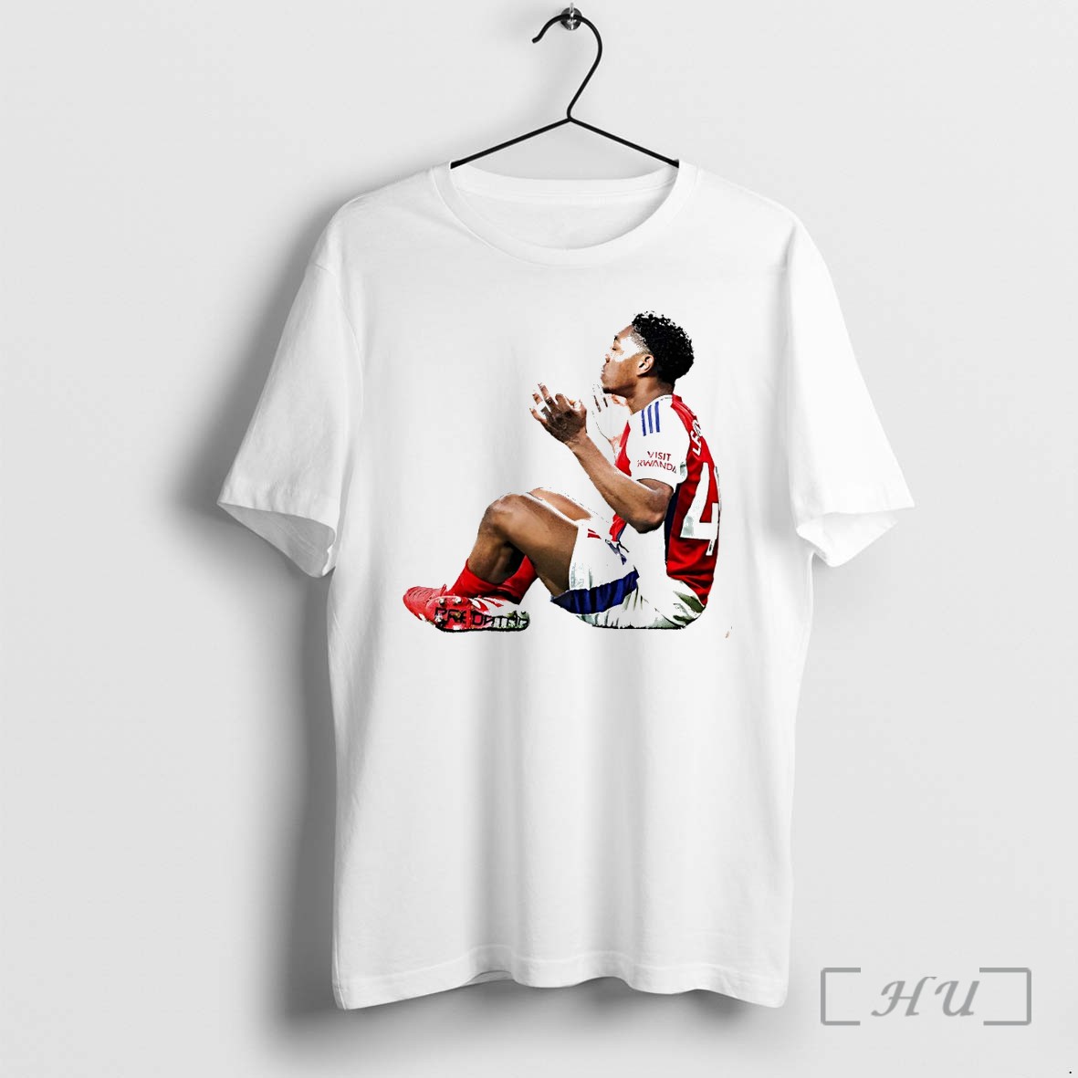 Officials Myles Lewis Skelly Erling Haaland Celebration Style Arsenal Fc Photo Premium T Shirts Sweater Hoodie