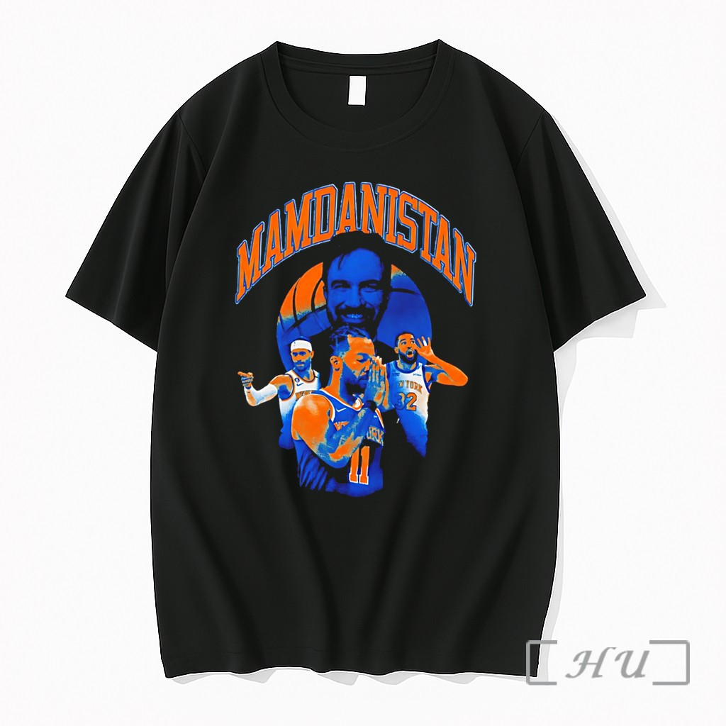 Officials Ny Knicks Mamdanistan 2026 Graphic Tee Premium T Shirts Sweater Hoodie