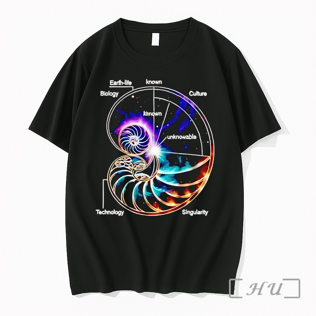 Officials Nautilus Spiral Earth Life Biology Known Unknownable Culture Technology Singularity Premium T Shirts Sweater Hoodie