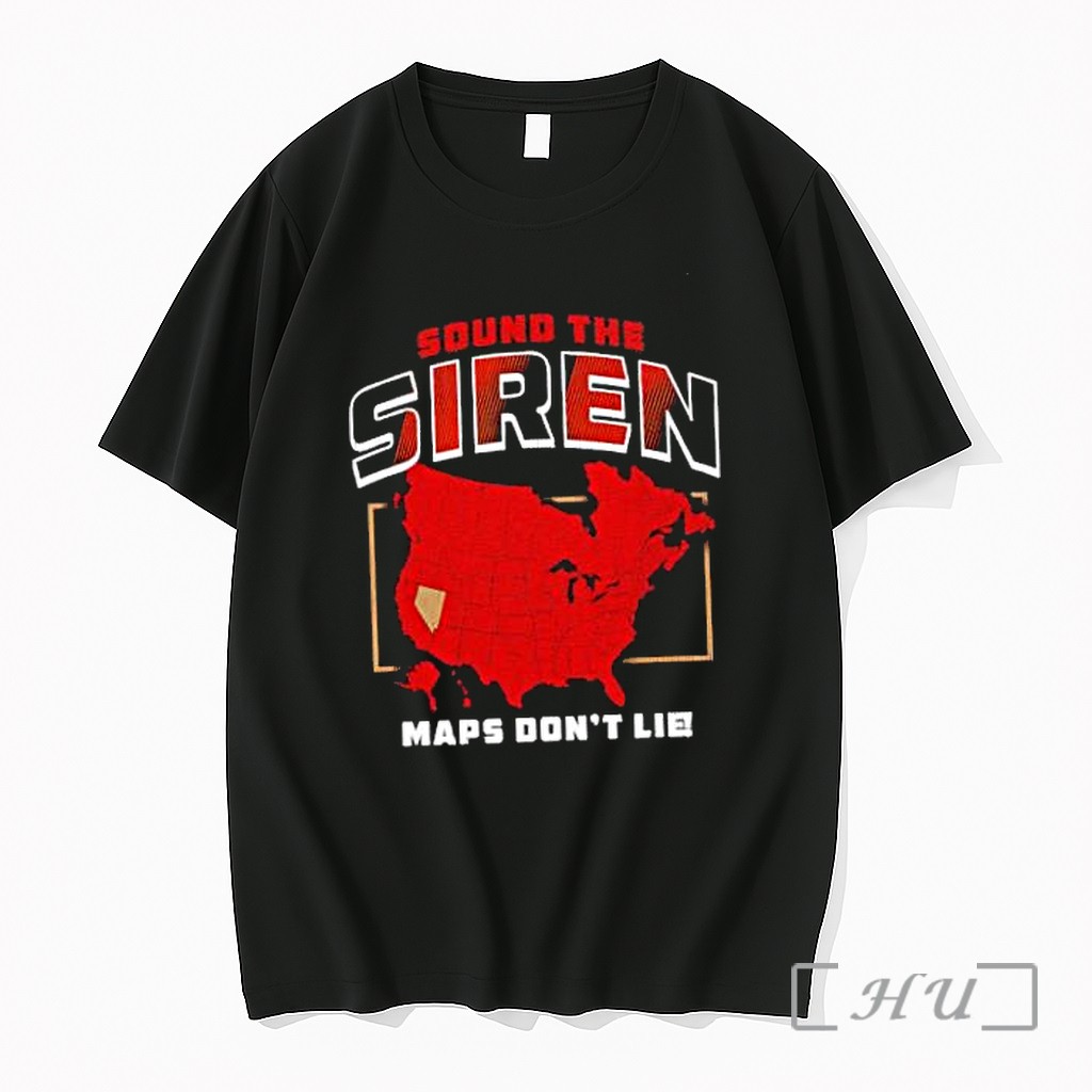 Officials Nevada Wolf Pack Sound The Siren Maps Dont Lie College Sports Fan Premium T Shirts Sweater Hoodie