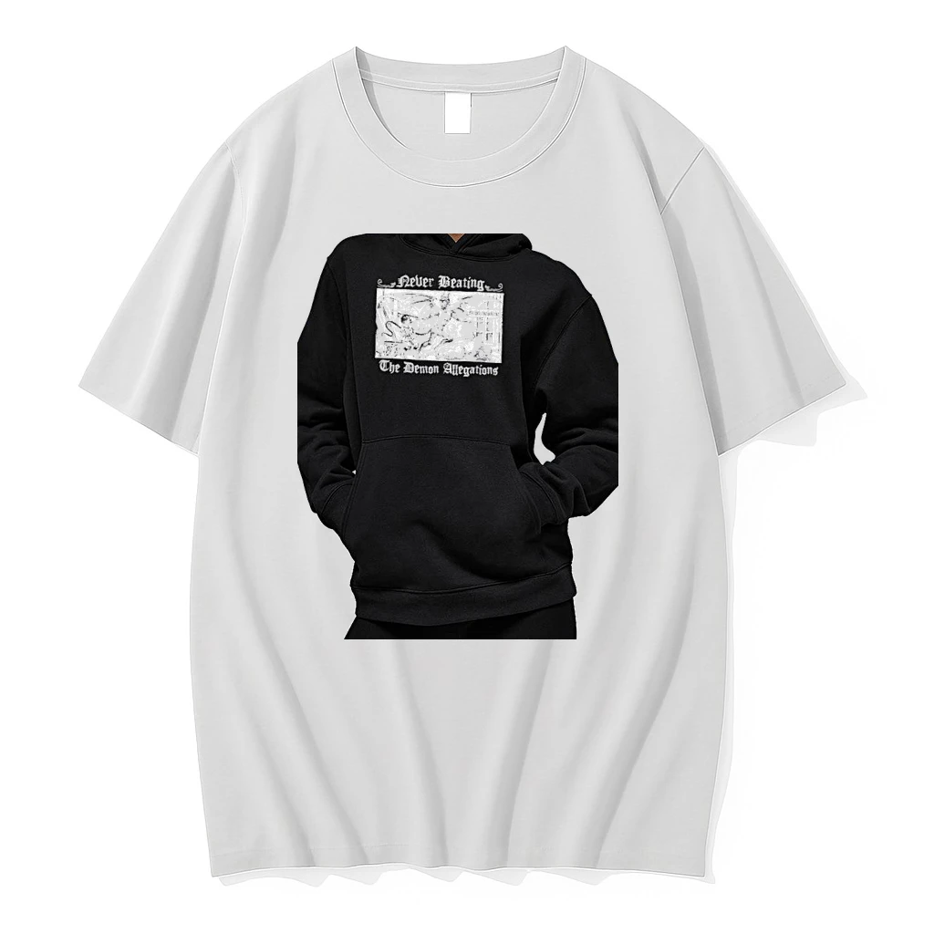 Officials Never Beating The Demon Allegations With Devil Tapping Man On Shoulder Premium T Shirt Sweatshirt Hoodie