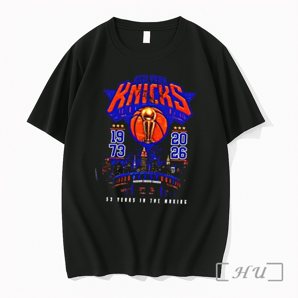Officials New York Knicks 1973 2026 Championship Trophy Madison Square Garden 53 Years Premium T Shirts Sweater Hoodie