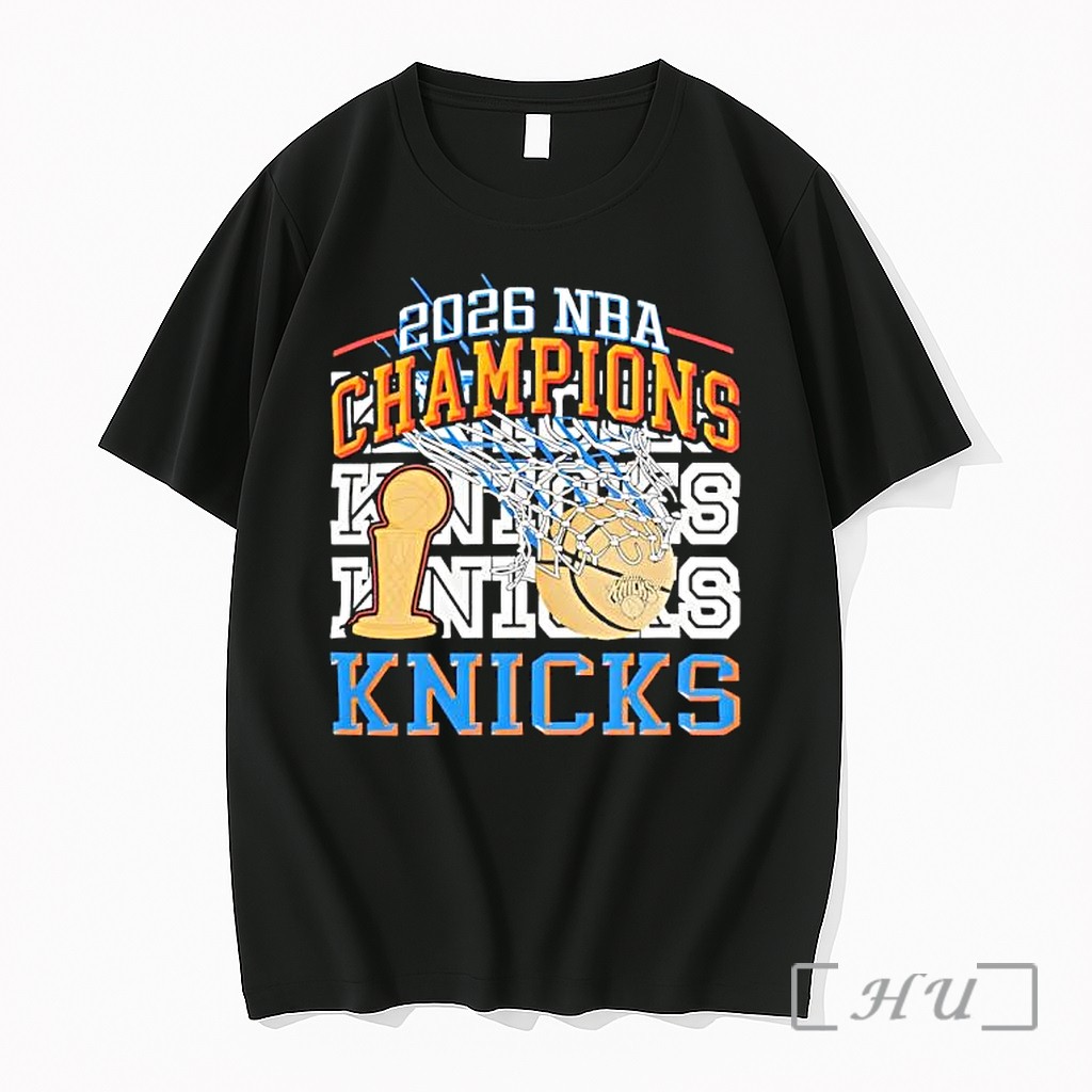 Officials New York Knicks 2026 Nba Champions Basketball Net Premium T Shirts Sweater Hoodie