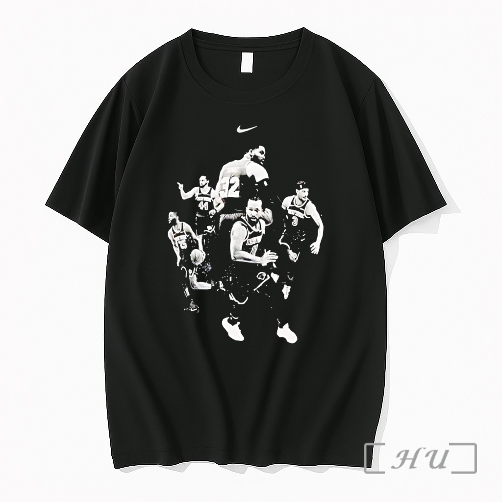 Officials New York Knicks Apparel Collage Featuring Evan Fournier And Teammates Black Premium T Shirts Sweater Hoodie
